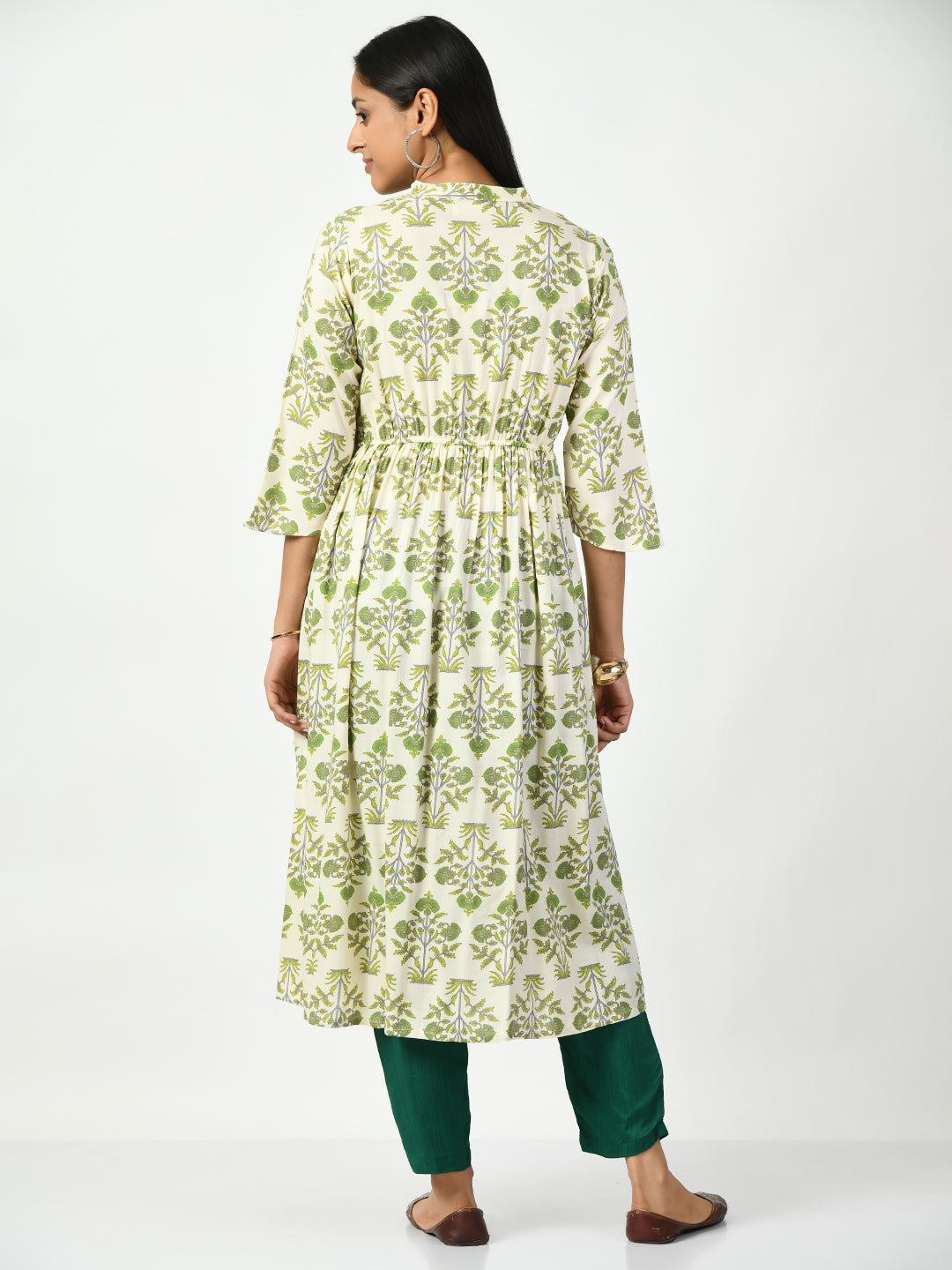Floral Printed Cotton Maternity Kurta