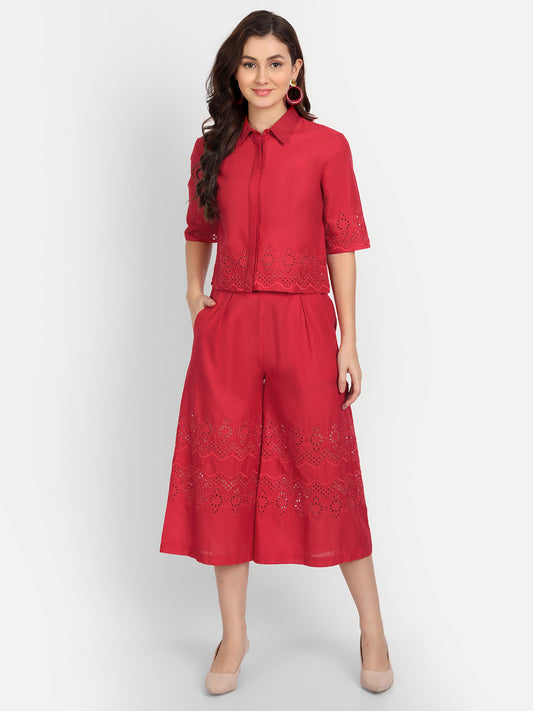 Women Cutwork Co-Ords