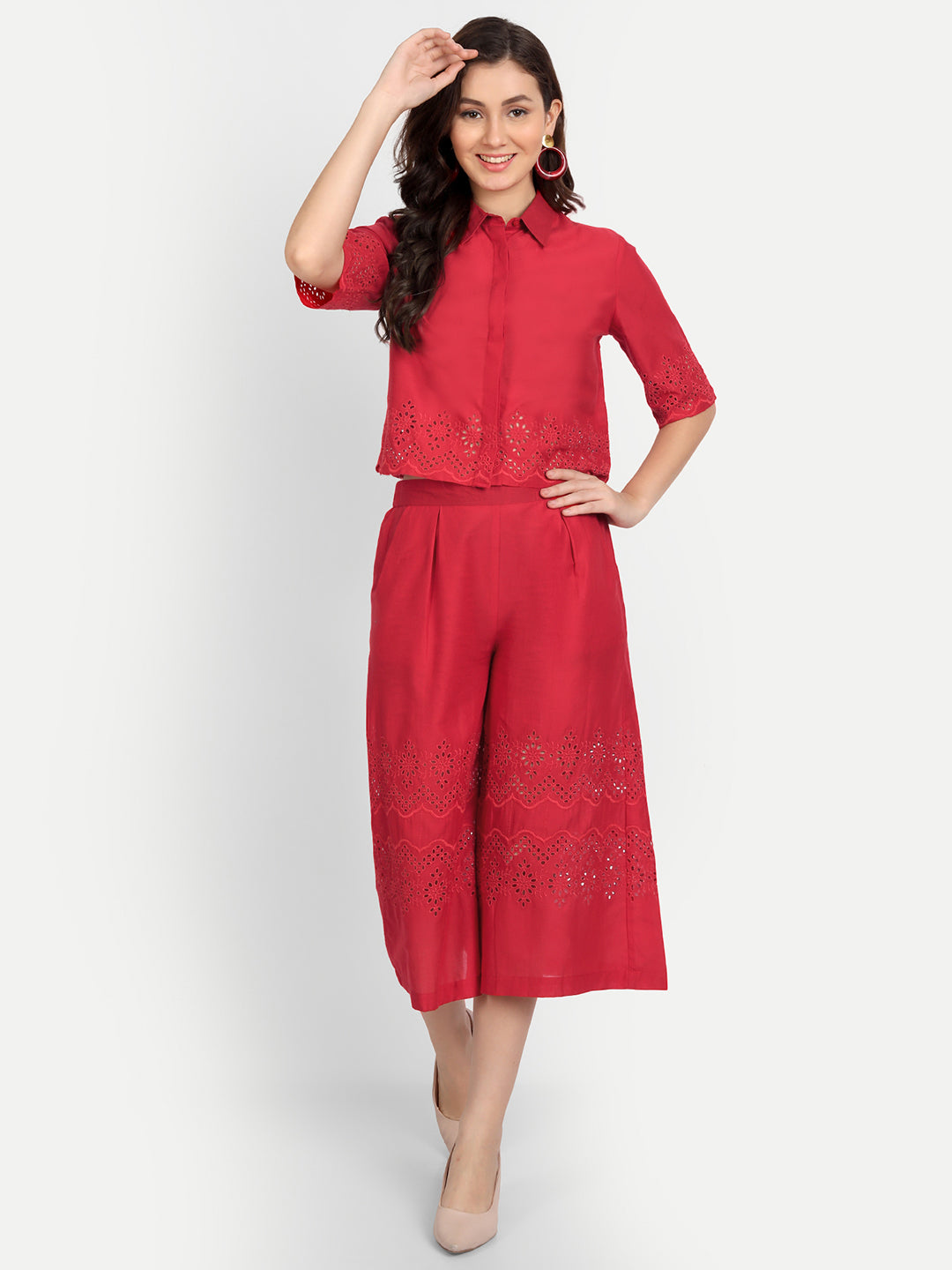 Women Cutwork Co-Ords