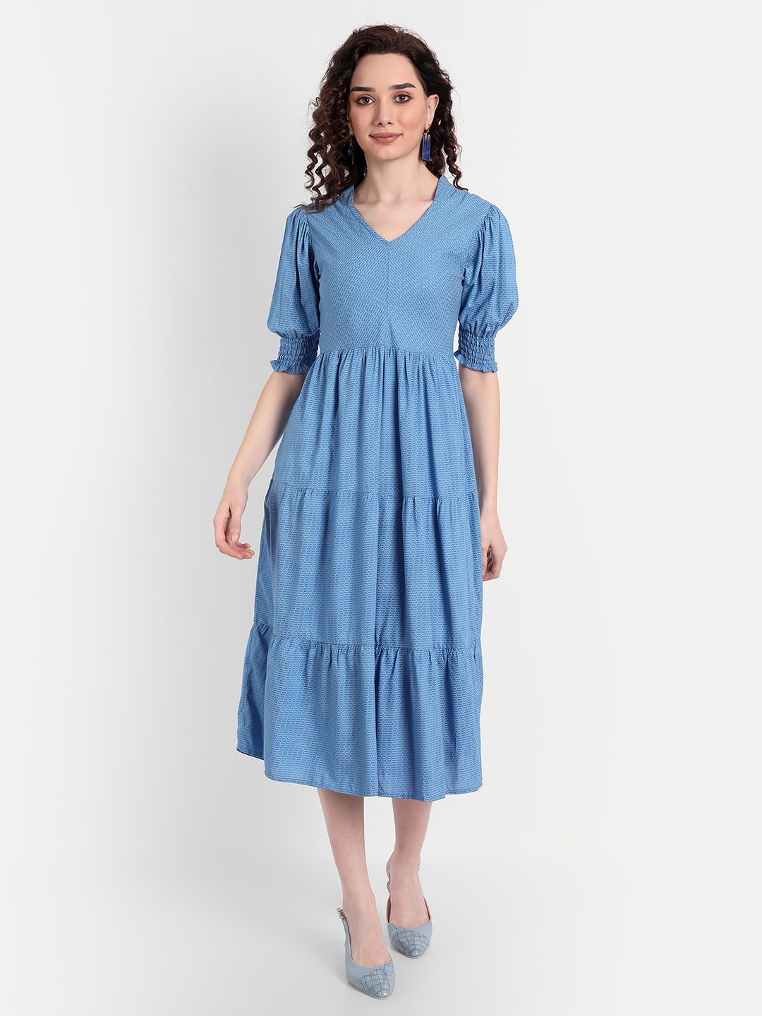 Blue Midi Dress