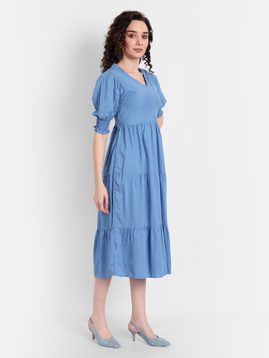 Blue Midi Dress