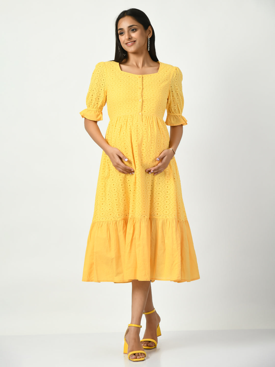  Maternity Midi Dress